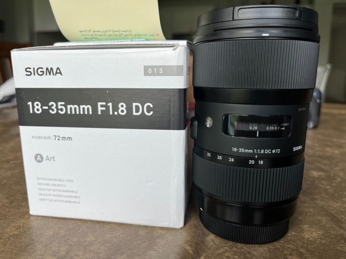 تم اختبار Canon 90D و Sigma مقاس 18-35 مم f1.8 Art 5