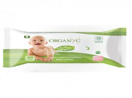 100% Organic Cotton Baby Wipes 60 Pcs 1