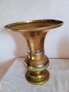 فاز انتيك من النحاس الاصفر  المغربي الحر للديكور الداخلي للبيت  6