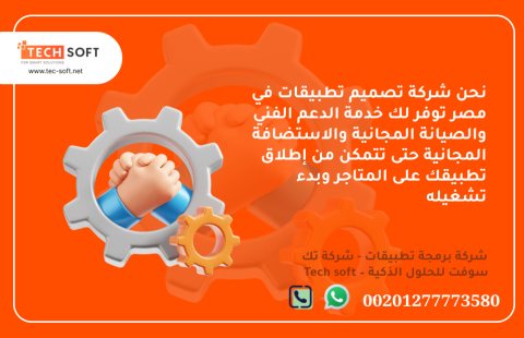 شركة تصميم تطبيقات في مصر – تك سوفت للحلول الذكية – Tec Soft for SMART solutions 2