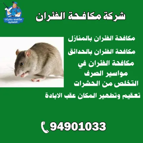 شركة مكافحة الفئران الكويت | 98950154