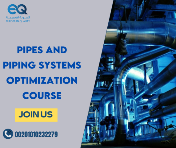 Pipes and Piping Systems Optimization Training Course