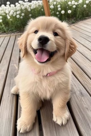 Lovely Face Golden Retriever Puppies