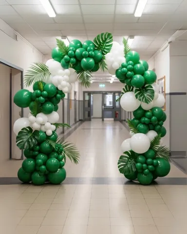 أسبوع التخضير يقرب خل نزين مدرستكم بقوس أخضر بسيط ويبيض الوجه  2