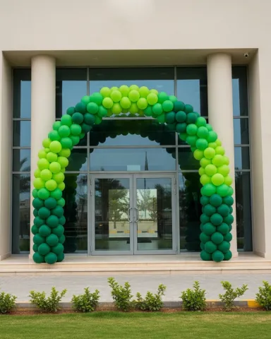 أسبوع التخضير يقرب خل نزين مدرستكم بقوس أخضر بسيط ويبيض الوجه  7