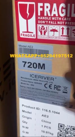 buy IceRiver Aleo home mining AE2 720M in stock sale 720USDT mode 2