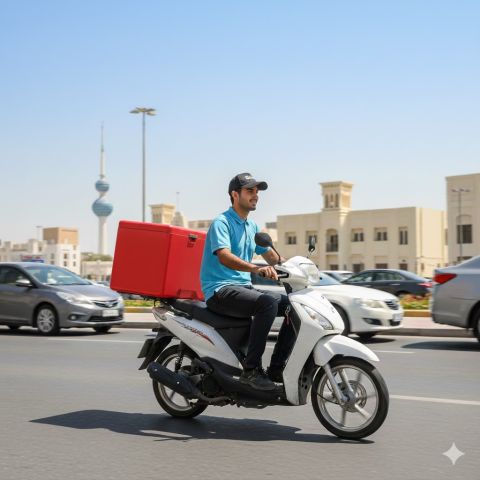 مندوب توصيل طلبات بالكويت 98080034