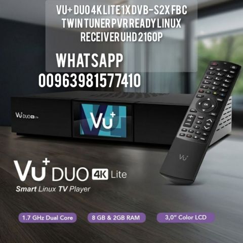 VU+ Duo 4K Lite 1x DVB-S2X FBC Twin / 1x DVB-C FBC Tuner PVR read