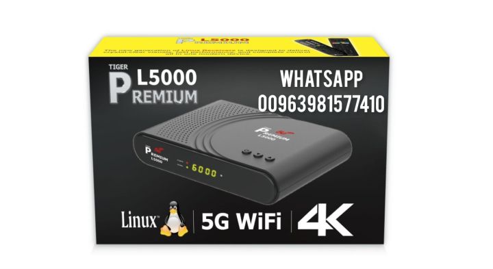 Tiger Premium L5000 Linux 4K New 2026 CPU Montage MC2653 2