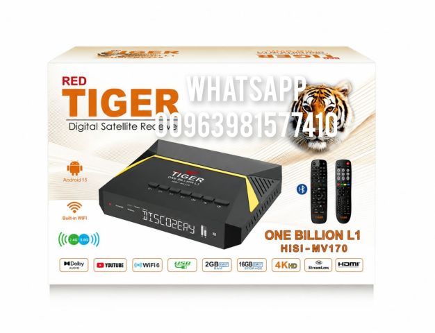 RED TIGER ONE BILLION L1 HISI-MV170 ANDROID OS 15 - FOREVER 