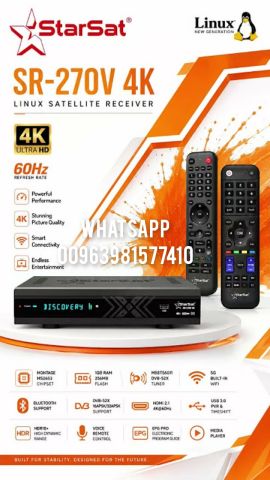 StarSat SR-270V4K 4K UHD Linux Forever  StarSat SR-270V4K 4K UHD  2