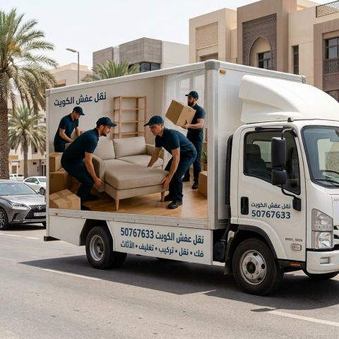 نقل عفش واغراض الكويت 50767633 نجار فك وتركيب الاثاث 